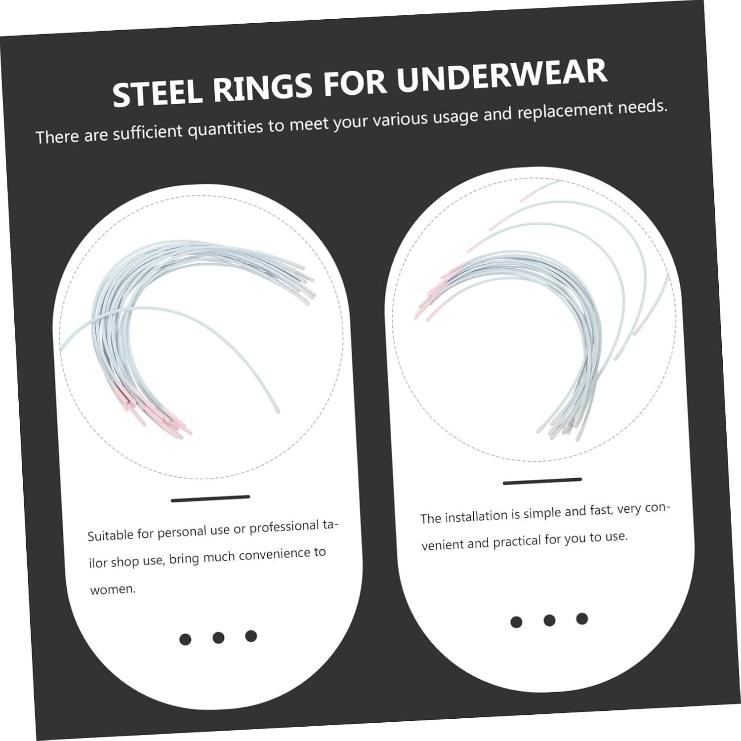 SEWOART 10Pairs Underwire Replacement for Bras Underwires for Women DIY Repair Accessories for Underwire Bras