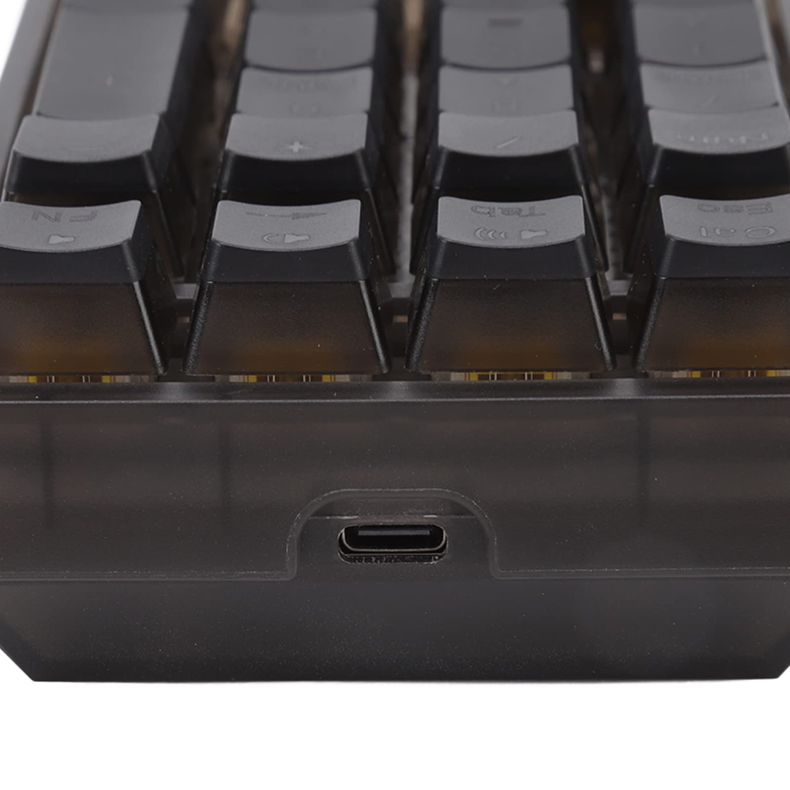 Lazmin112 Pavé Numérique Mécanique Compact à 21 Touches avec Rétroéclairage RVB pour Ordinateurs Portables et Claviers Compatibles à 87 Touches (Black)