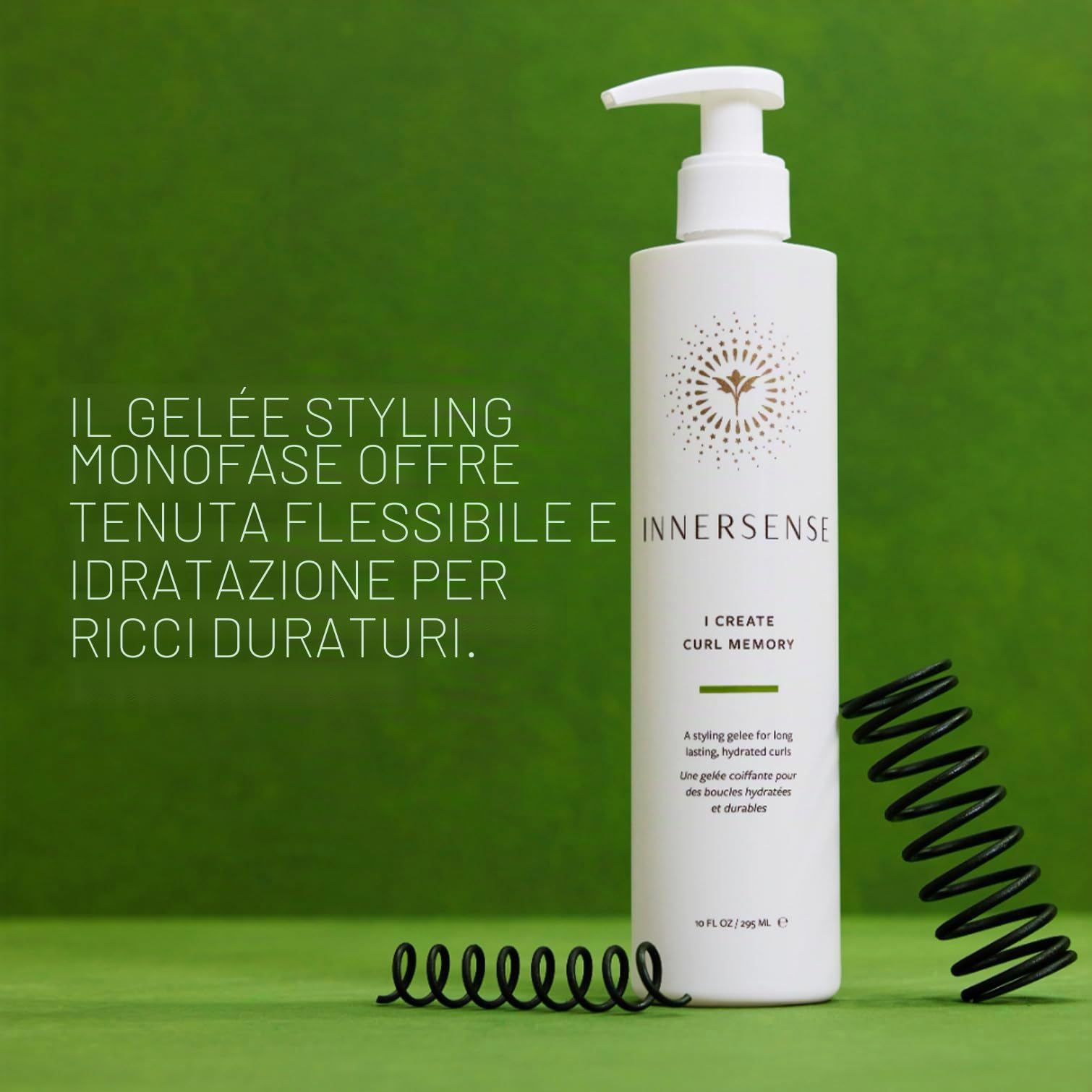 INNERSENSE Organic Beauty - I Create Curl Memory Gel | Cura dei capelli atossica e cruelty-free (32 oz | 946 ml) (295)