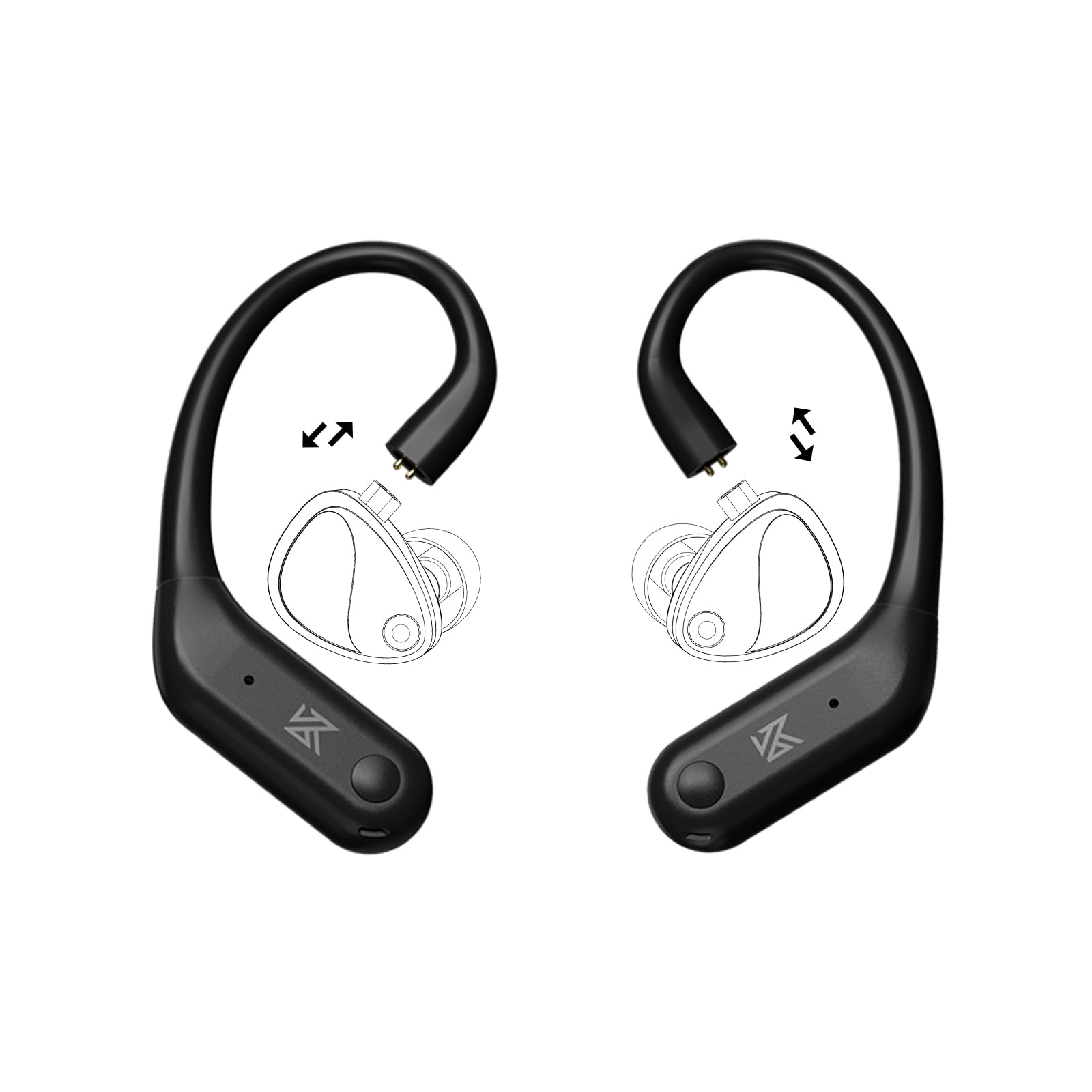 Amazon.com: KZ AN01 True Bluetooth 5.4 Earhook, Wireless Adapter