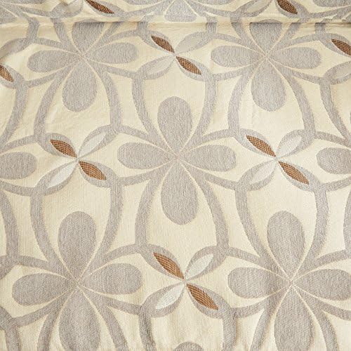 Quality Grey Chenille with Cotton Lace Sofa Throw Slipcovers Furniture Protector (Armchair)