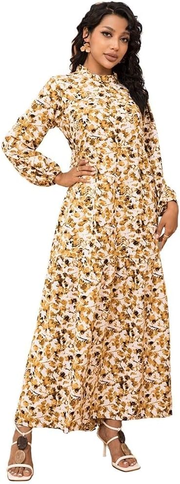 FridayIn Women's A-Line Short Sleeve Summer 3-color stitching Fashion Scoop-Neck T-Shirt Long Dresses