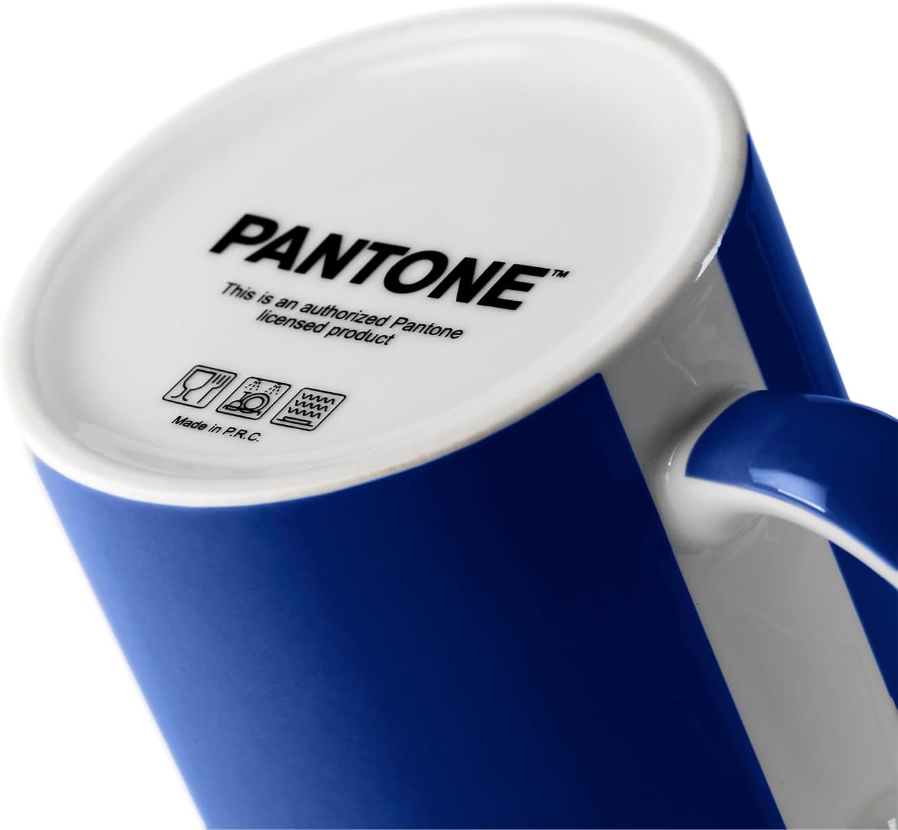 PANTONE™ Personalised Pantone White Durable Ceramic 350 ml Mugs Stain Resistant Scratch-Resistant Odour Repellent Coffee Cup Tea Cup for Dishwasher, Coffee Mug Cup for Microwave