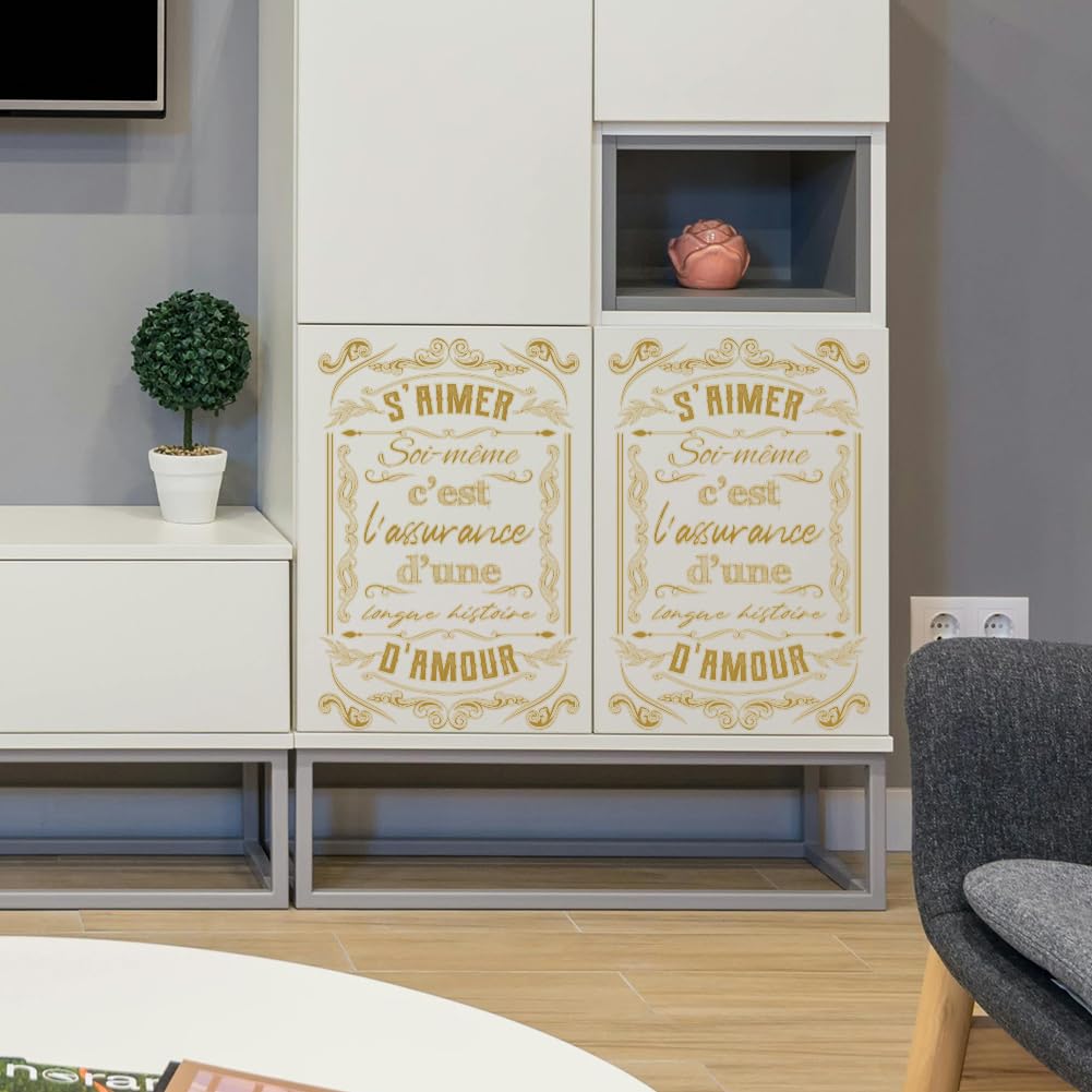 Peacoblue Rub on Transfer Decals for Furniture Crafts 6"x12" - Image 4