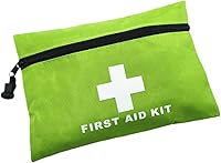 Vista 14 de Bolsa roja de primeros auxilios de emergencia, pequeña bolsa vacía de rescate de viaje para almacenamiento de primeros auxilios, bolsillo para rosa