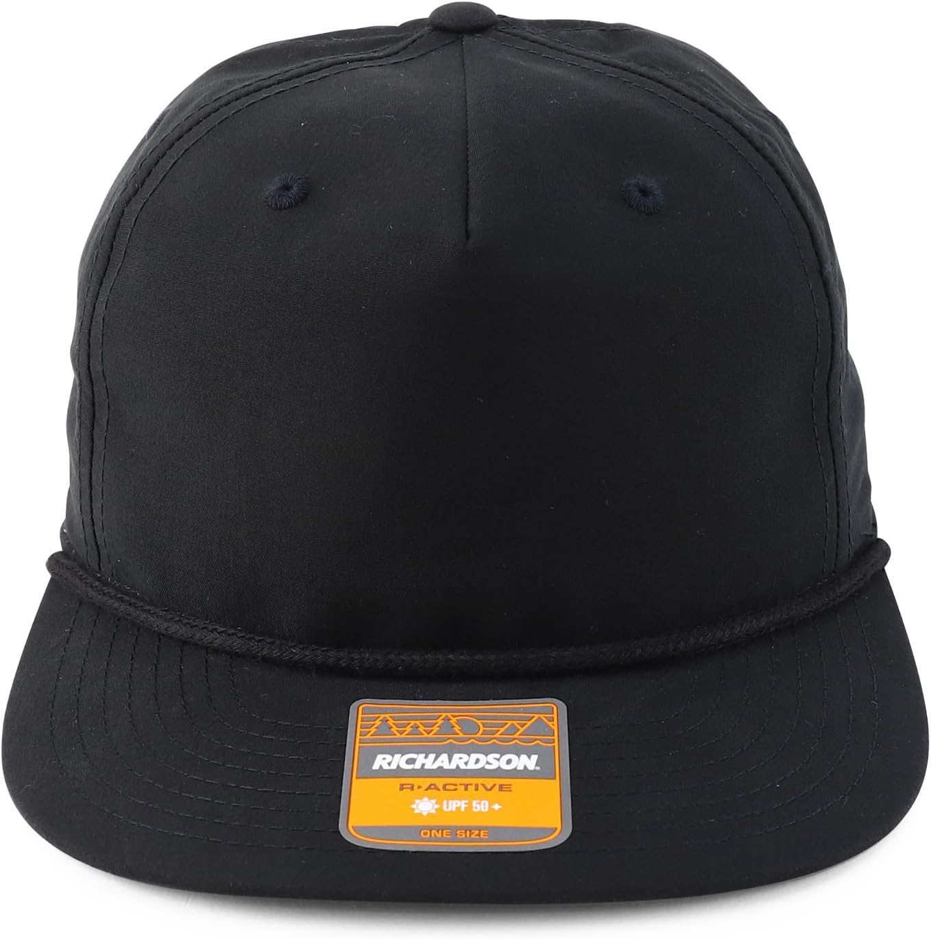 Trendy Apparel Shop UPF 50 Unstructured 5 Panel Flatbill Golf Snapback Cap