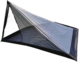 Colcolo Ultraleichtes Pyramidenzelt Anti-Insekten-Mesh-Zelt Shelter Camping Tipi Innenzelt für die Jagd Trekking