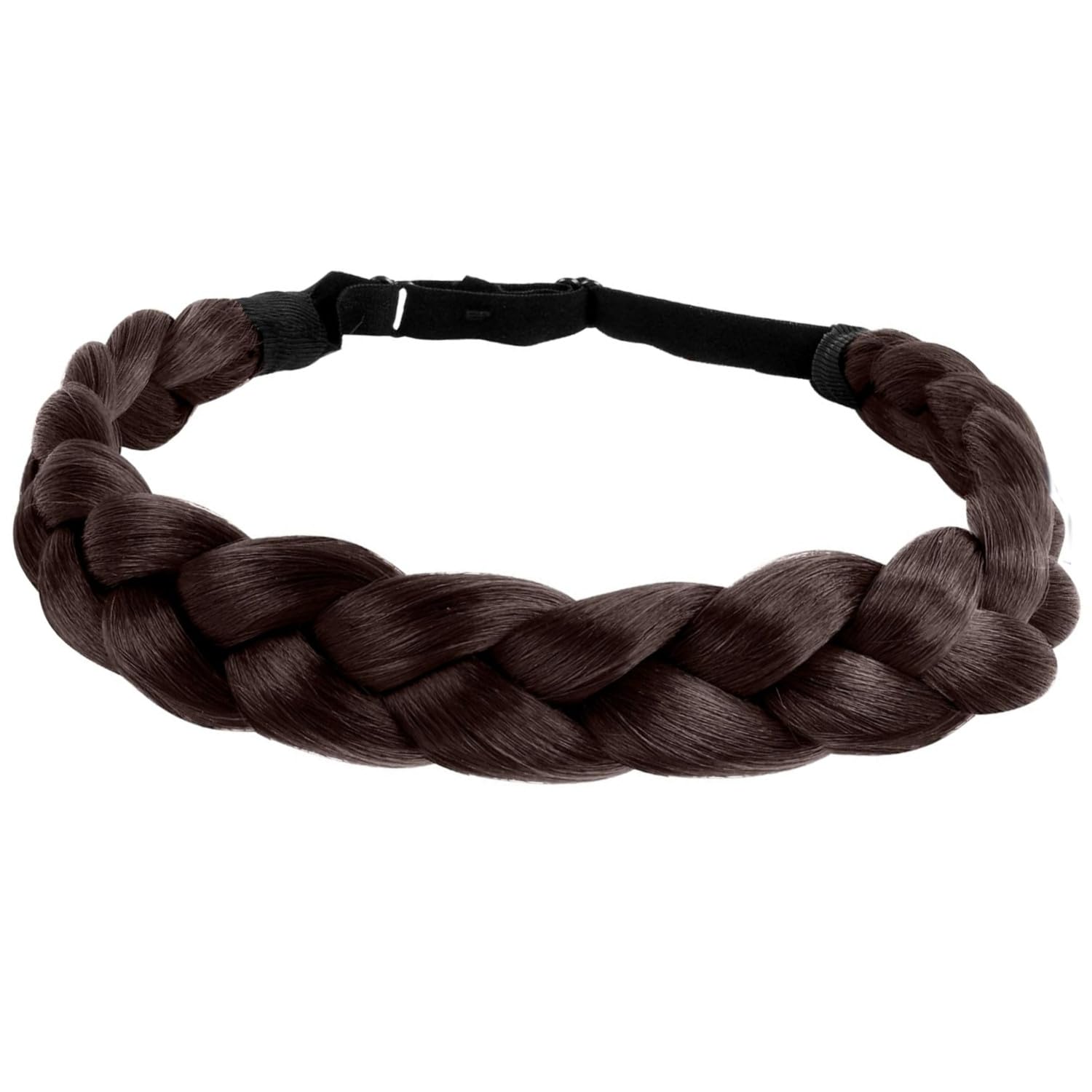 ZHAOYCSH Damen Geflochtenes Stirnband Haarband 3 Stränge Verstellbarer Geflochtener Stirnbänder für Frauen Synthetisches Haar für Hochzeit Haarschmuck Haarreif Tracht Bierfest Party Reisen