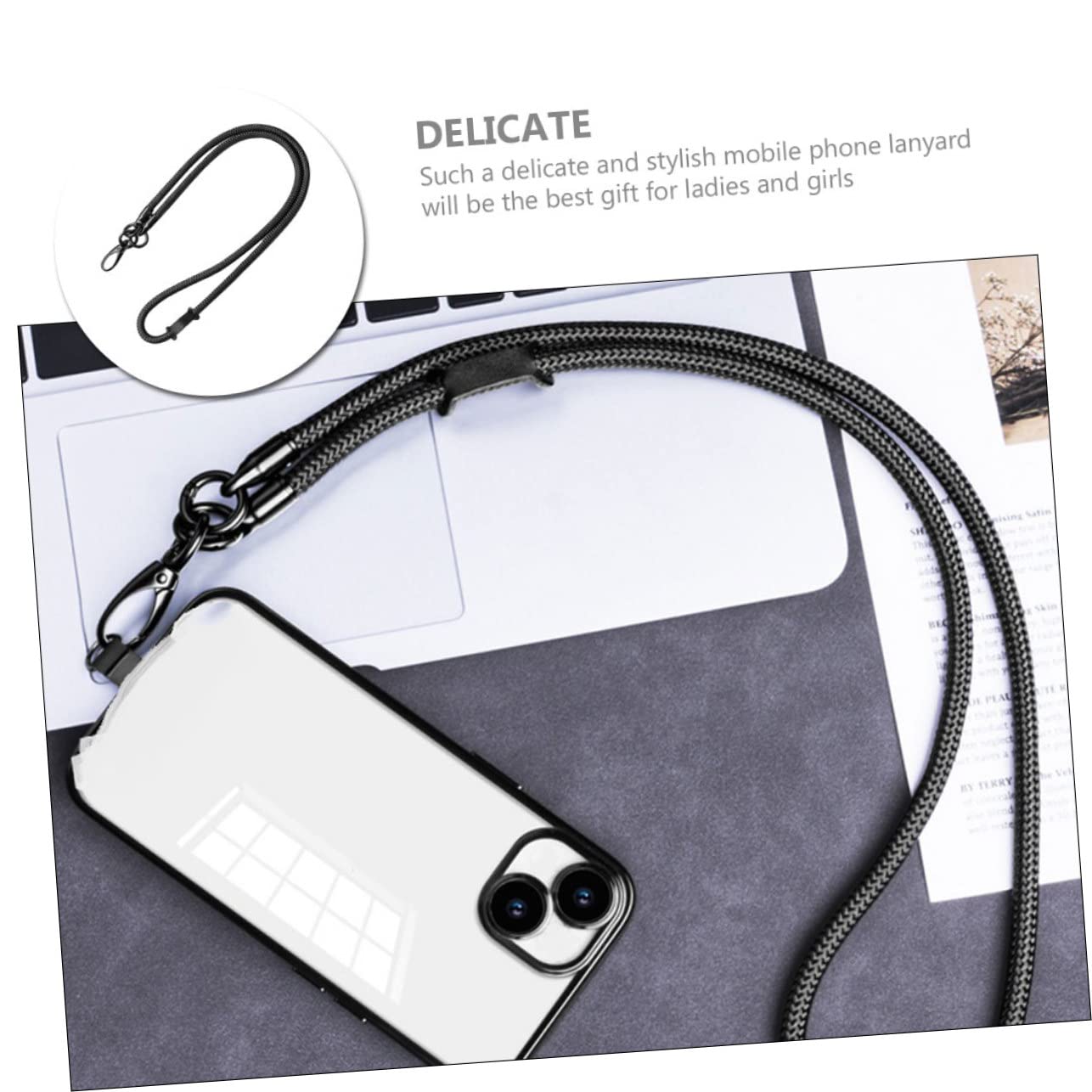 TEHAUX 5stücke Anti-verlust Handy-lanyard Aus Robuste Handy-tragekette Mit Abnehmbarer Halterung Für Mobiltelefone Player Und Usb-sticks Für Schule Arbeit Und Freizeit