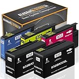 Kompatibel mit hp officejet 6600 patronen multipack hp officejet 6700 premium patronen hp 932 xl 932xl Schwarz Black BK 933xl 933 xl Cyan Magenta Yellow Blau Rot Gelb