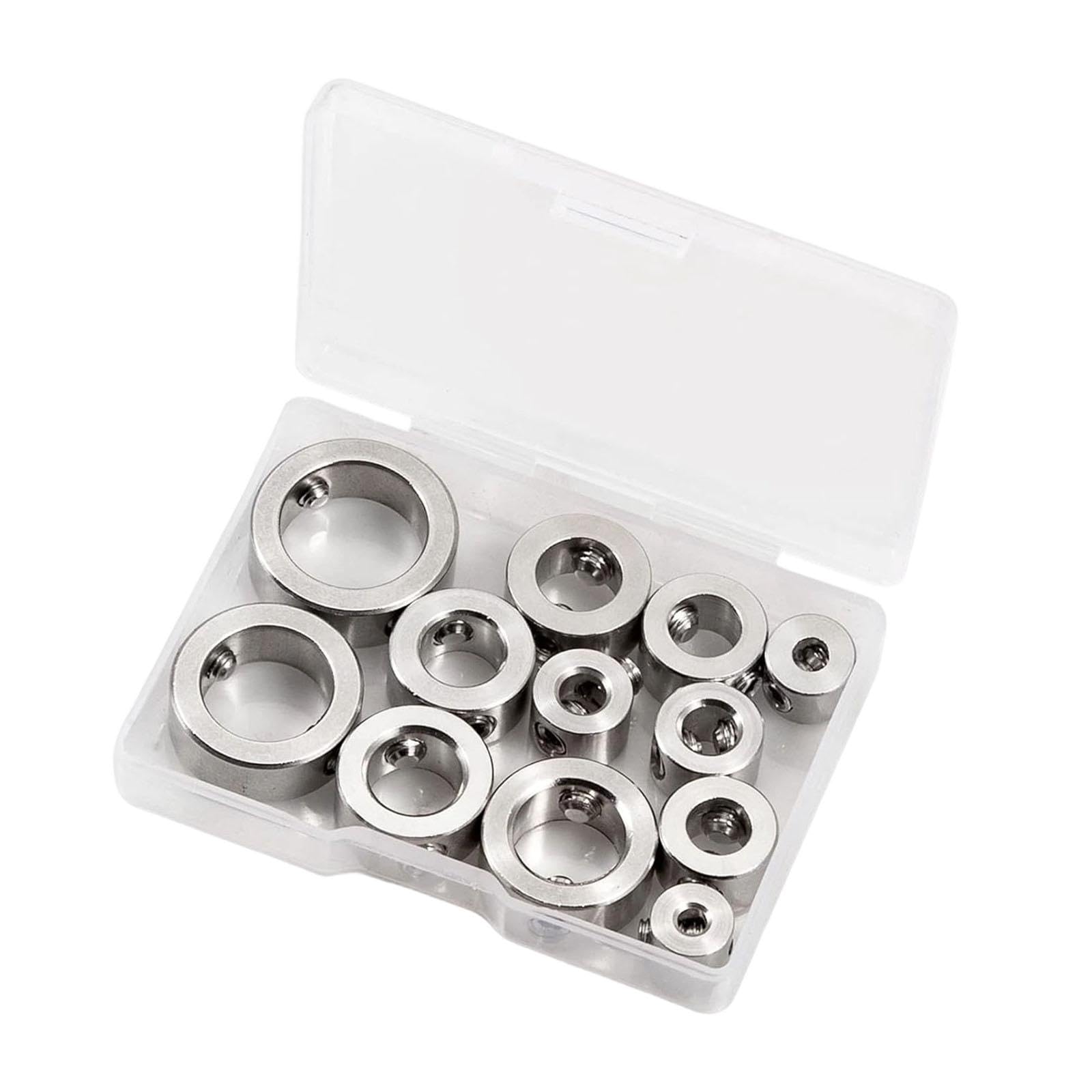Collarín tornillo acero inoxidable ajustable Milageto para taller de robótica
