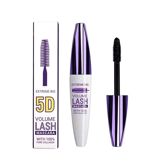 Miniatura 4 de Máscara de pestañas de fibra de seda 5D, color suave y rizado, extensión de pestañas, maquillaje, duradero, más suave, volumen completo, pestañas