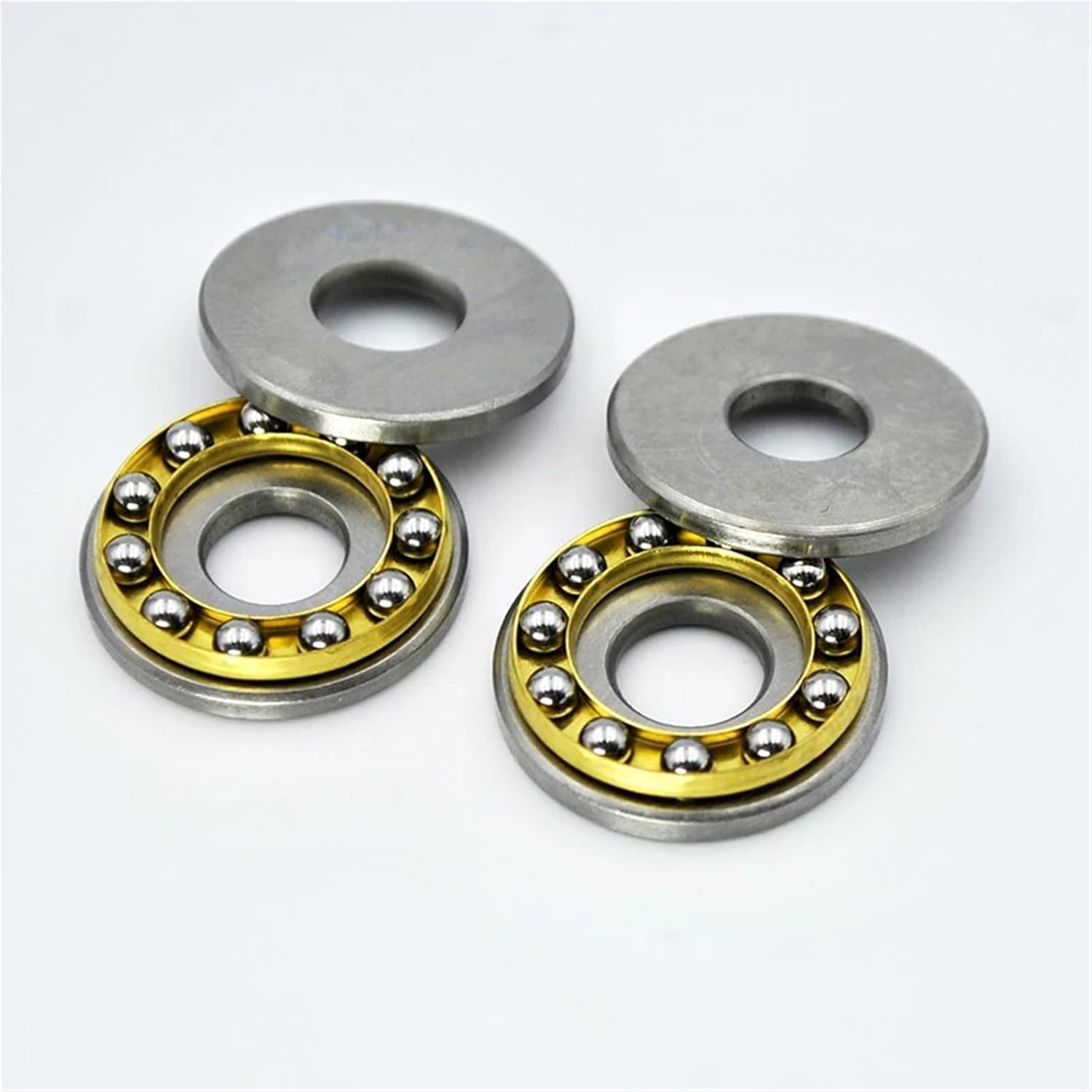5pcs F8-22M Mini Thrust Ball Bearing 7 f8 22m 11 Balls 8 * 22 * 7mm Inner Diameter 8mm Plane Planar Miniature Axial Ball Bearings