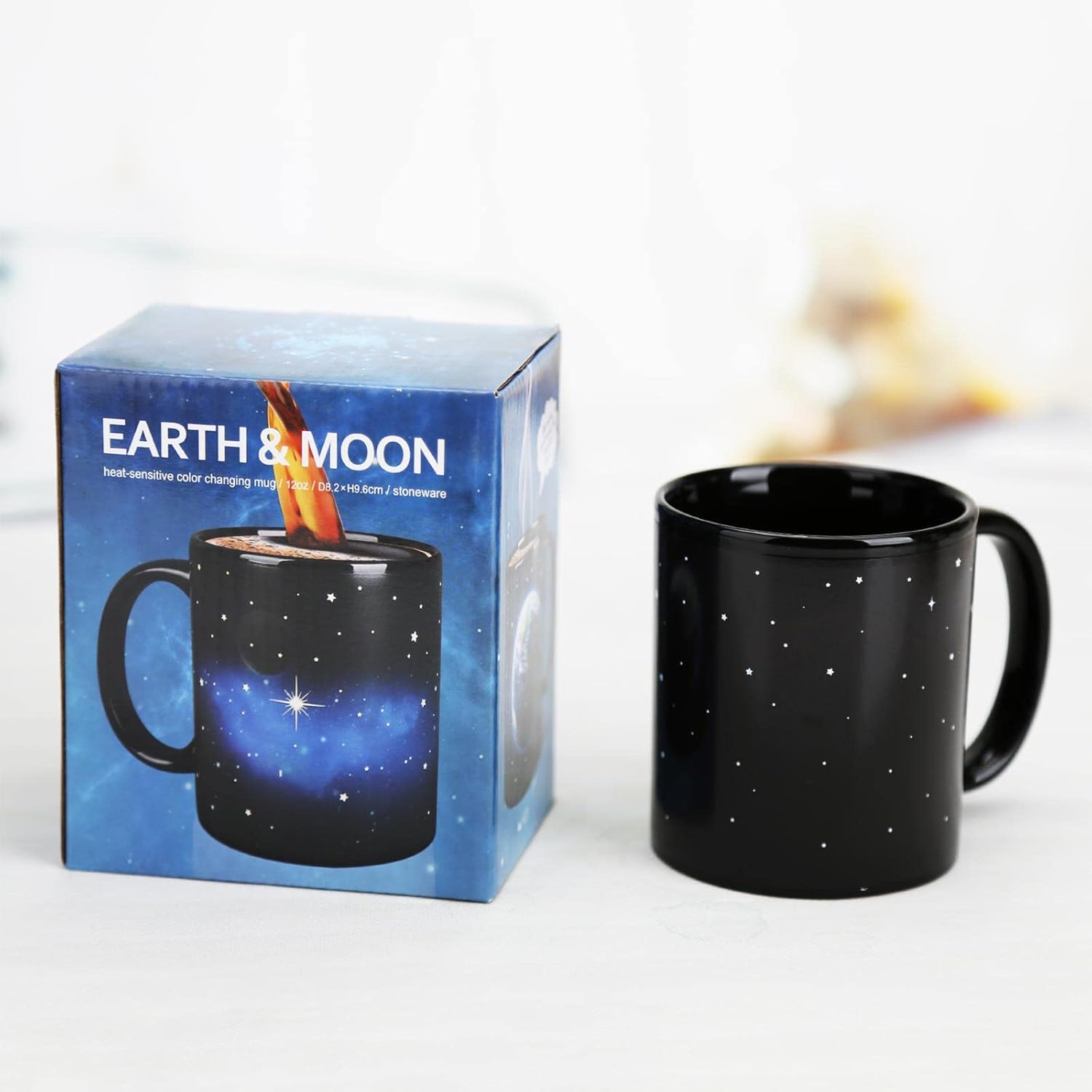 Color Changing Mug 11oz, Ceramic Heated coffee mug of Novelty Moon System Mug, Awesome Gift for Family, Friends and Lover - Image 6
