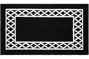 Marina Decoration Black Accent Moroccan Trellis Rug