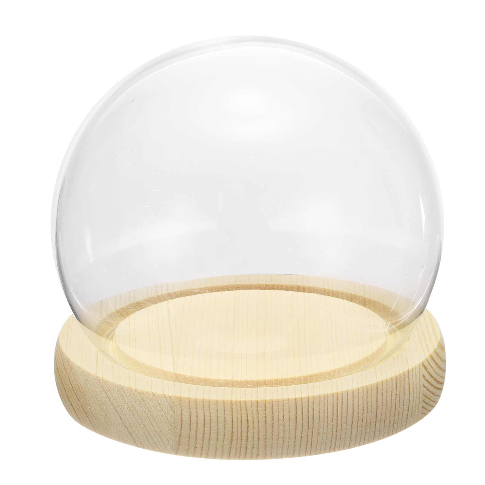Cloche en verre étanche à la poussière uxcell pour protéger vos objets de collection fragiles