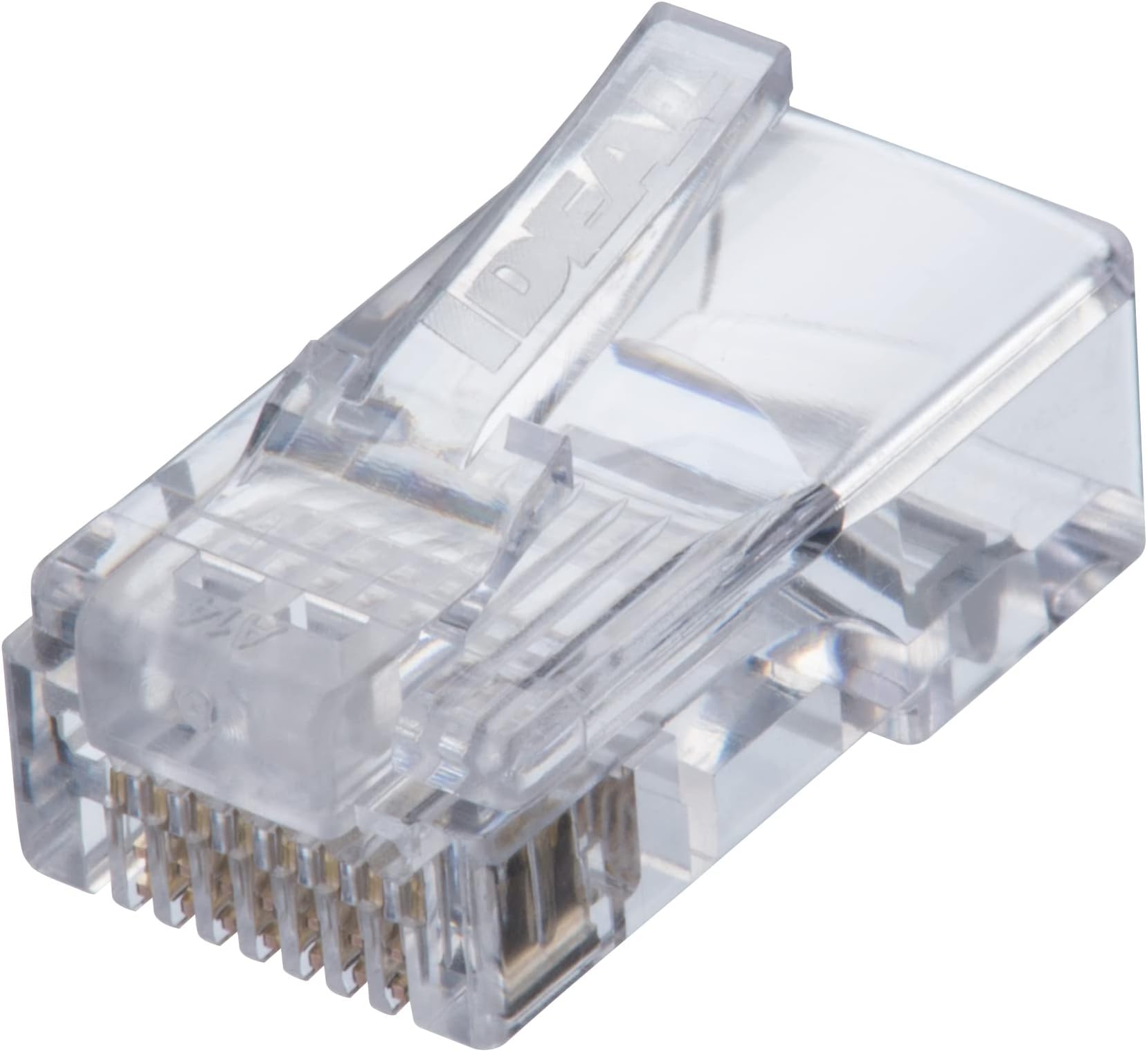 IDEAL 85-372 CAT5e Feed-Thru RJ-45 Modular Plugs 100/Bag