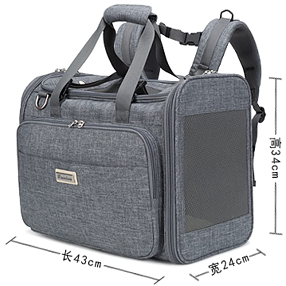 Meng Transportin para Perros Pequeños Portátil Bolsos para Mascotas Mochila para Mascotas Máxima 10kg Portador De Viaje Mochila Portadorpara Perro Gatos