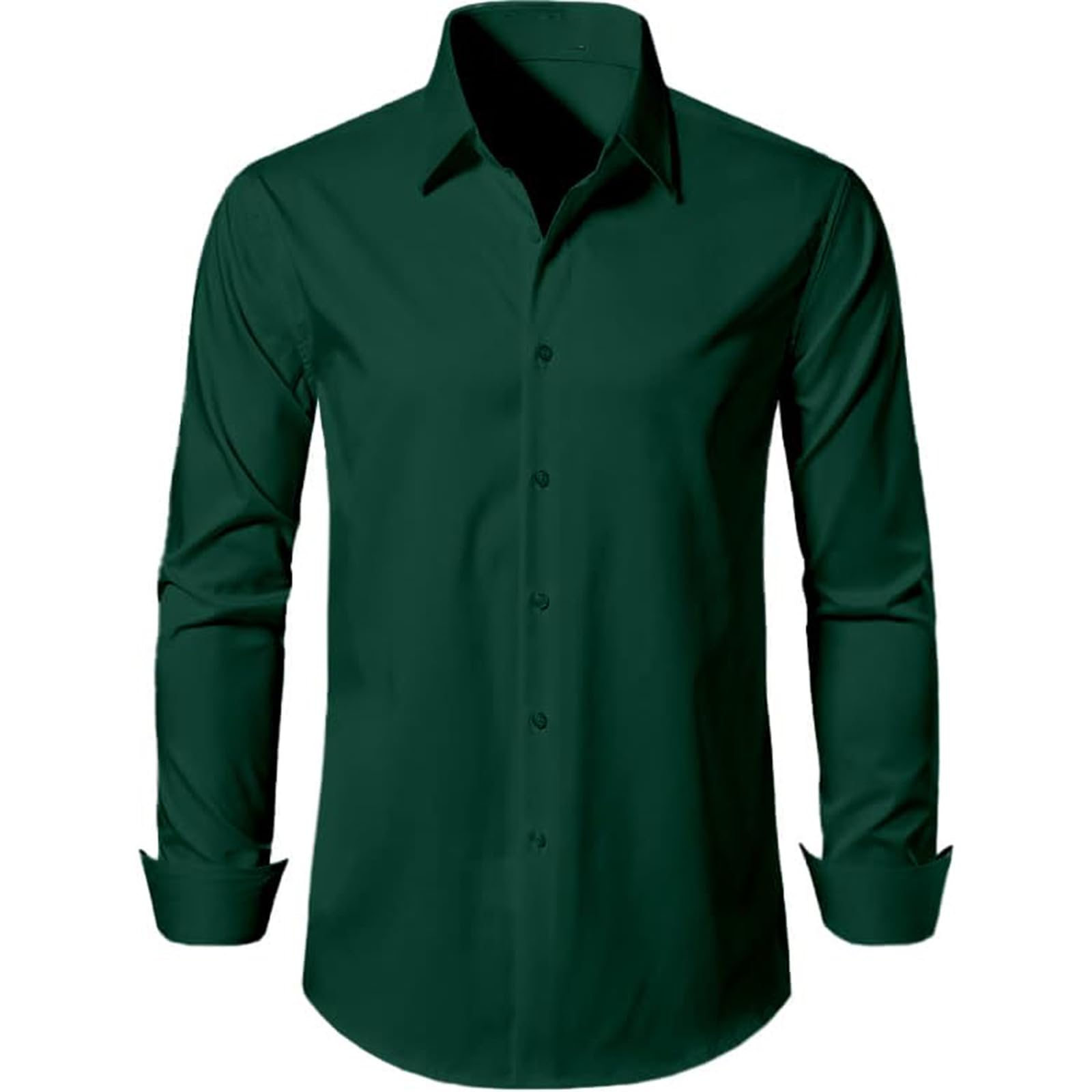 Camisa antiarrugas regular fit elástica y sin plancha para hombre 3
