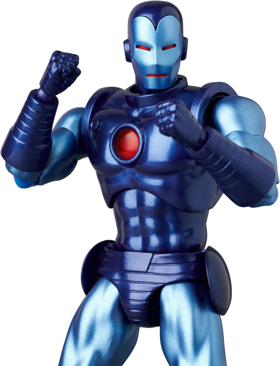 MEDICOM TOY MAFEX No.231 Iron Man Stealth VER. Total Height: Approx. 6.3 inches (160 mm), Non-Scale, Painted Action Figure