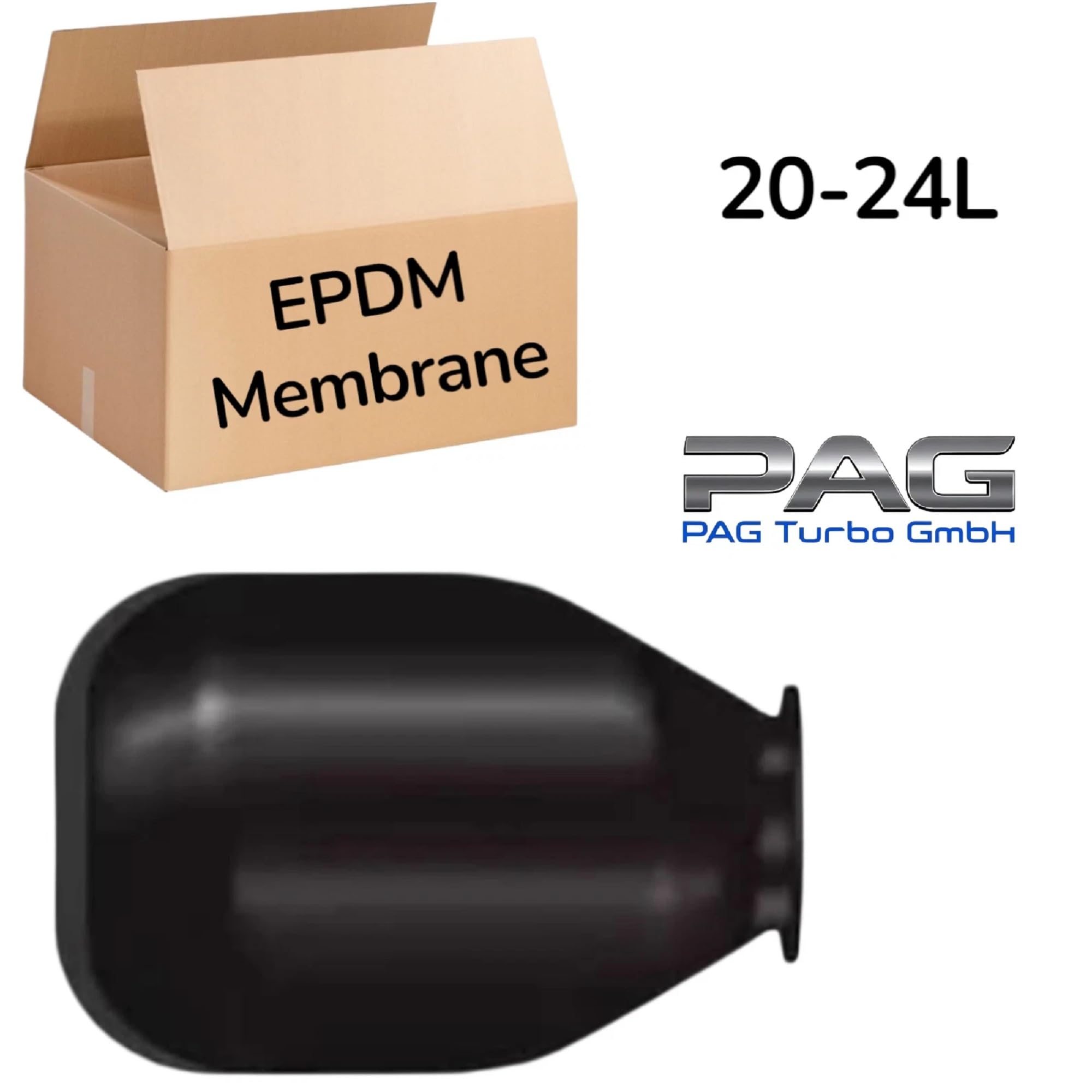 Ersatzteil EPDM Membrane Membran für Druckkessel, Ausdehnungsgefäß, Hauswasserwerk 20-24L, 35-50L, 80-100L (20-24L)