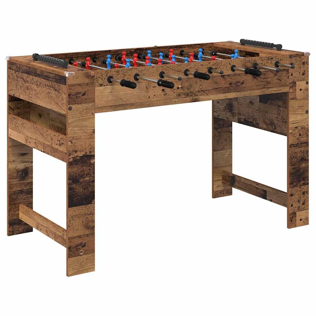 Genérico Mesa de Futbolín Madera Vieja 125 x 60,5 x 80 cm,Deportes,Juegos de Interior,Futbolín,Mesas de futbolín-858891