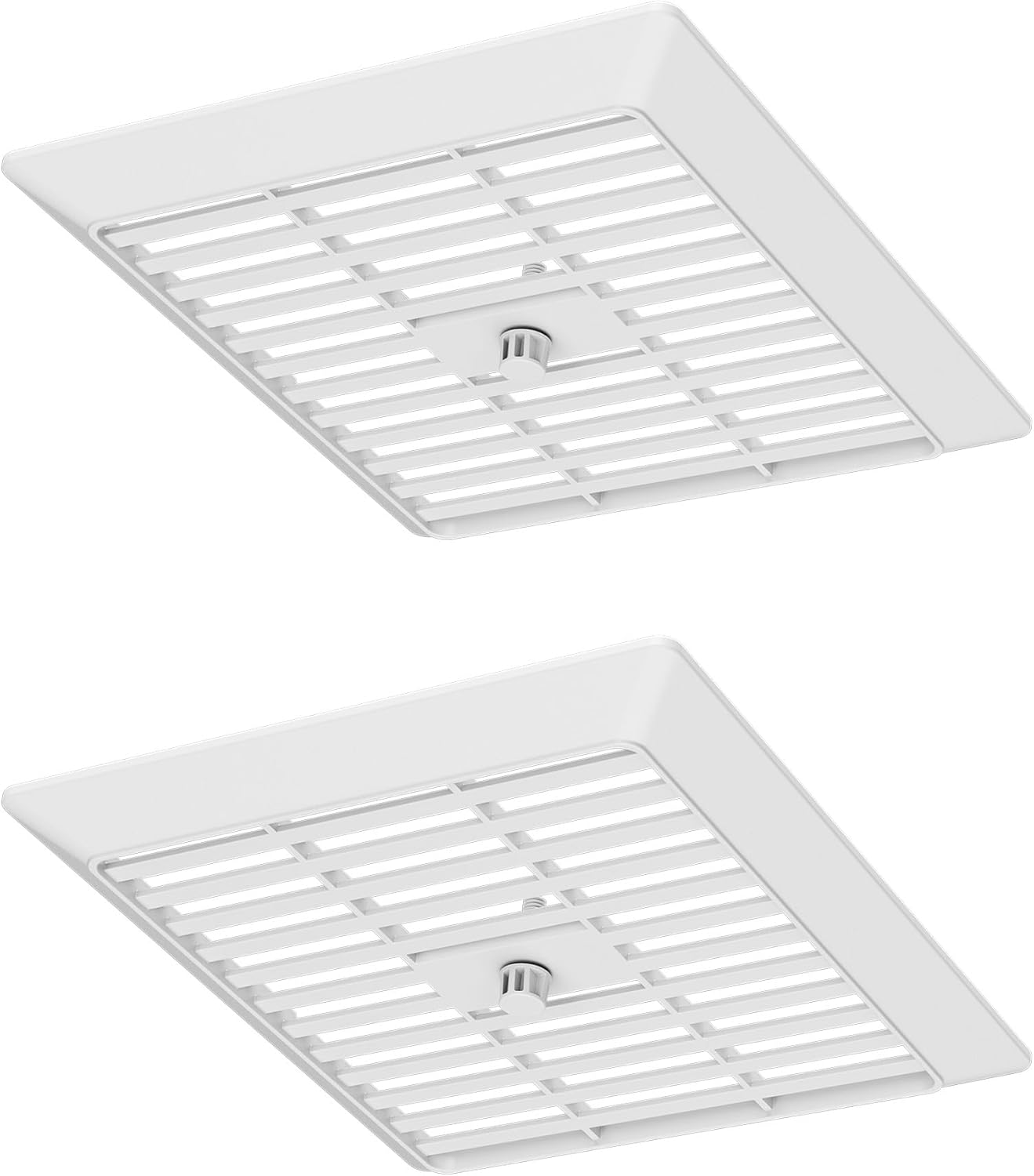 G686N Bathroom Vent Fan Grille/Cover Replacement, Compatible with Broan-NuTone Models 686, Durable White Exhaust Fan Cove(2 Pack)