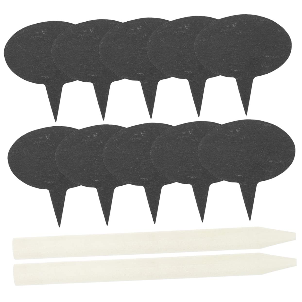 Alipis 1Set Cheese Markers Oval Cake Dessert Toppers Food Labels for Buffet Party and Events Includes Cheese Label Signs Marking Pens