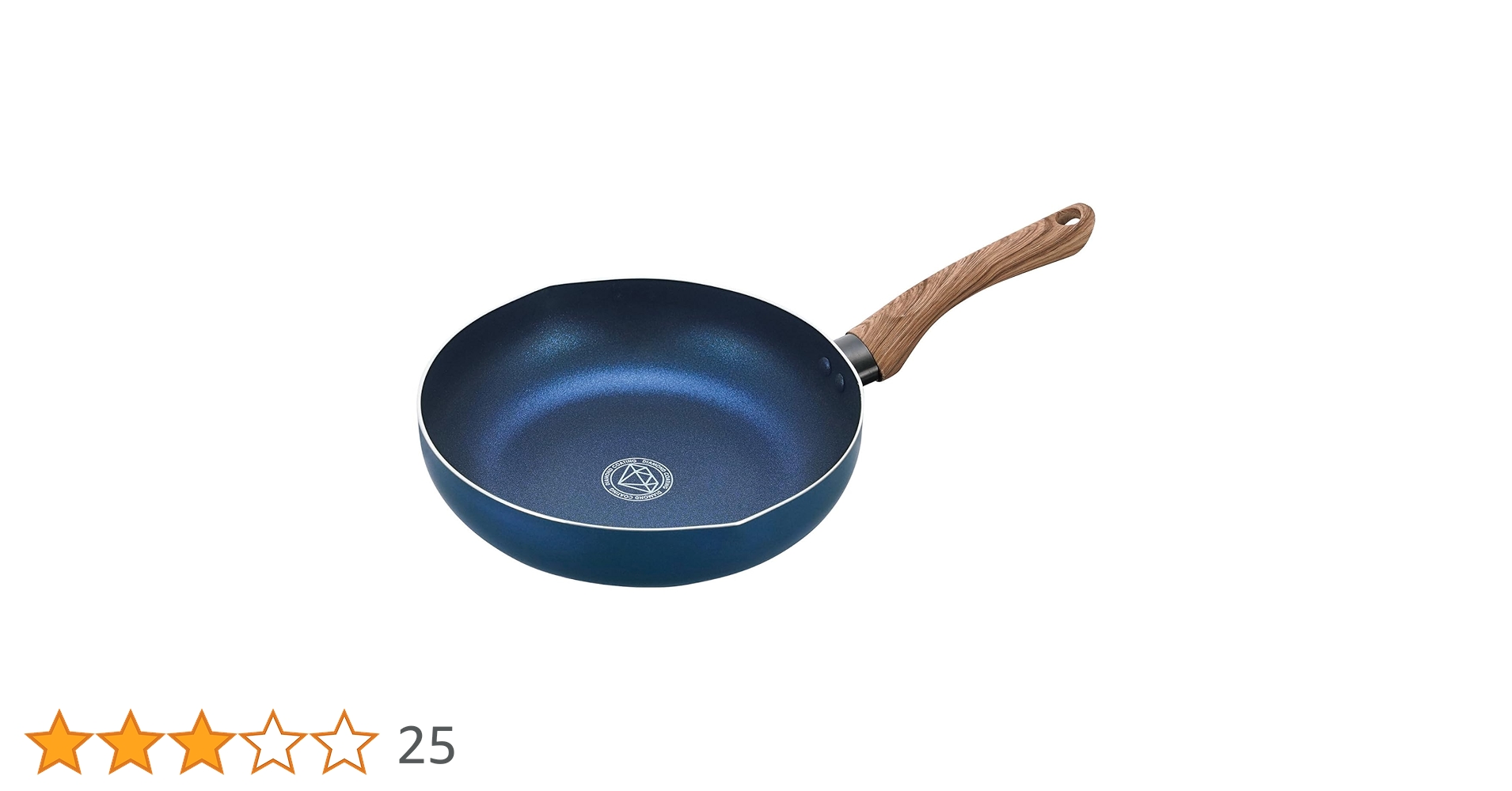 ダイヤモンドコーティング深型フライパン*9 Kakusee コンフォートIHダイヤコートフライパン26cm CF-04