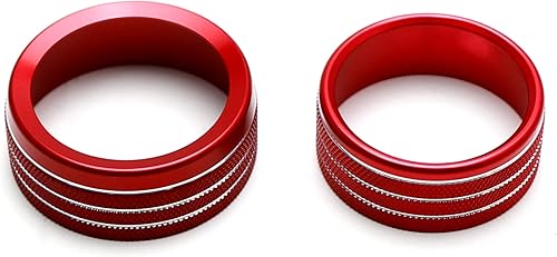 Miniatura 8 de iJDMTOY 2 piezas de consola central de aluminio rojo deportivo 2WD4WD interruptor y luz lateral del conductor de encendidoapagado, cubierta de