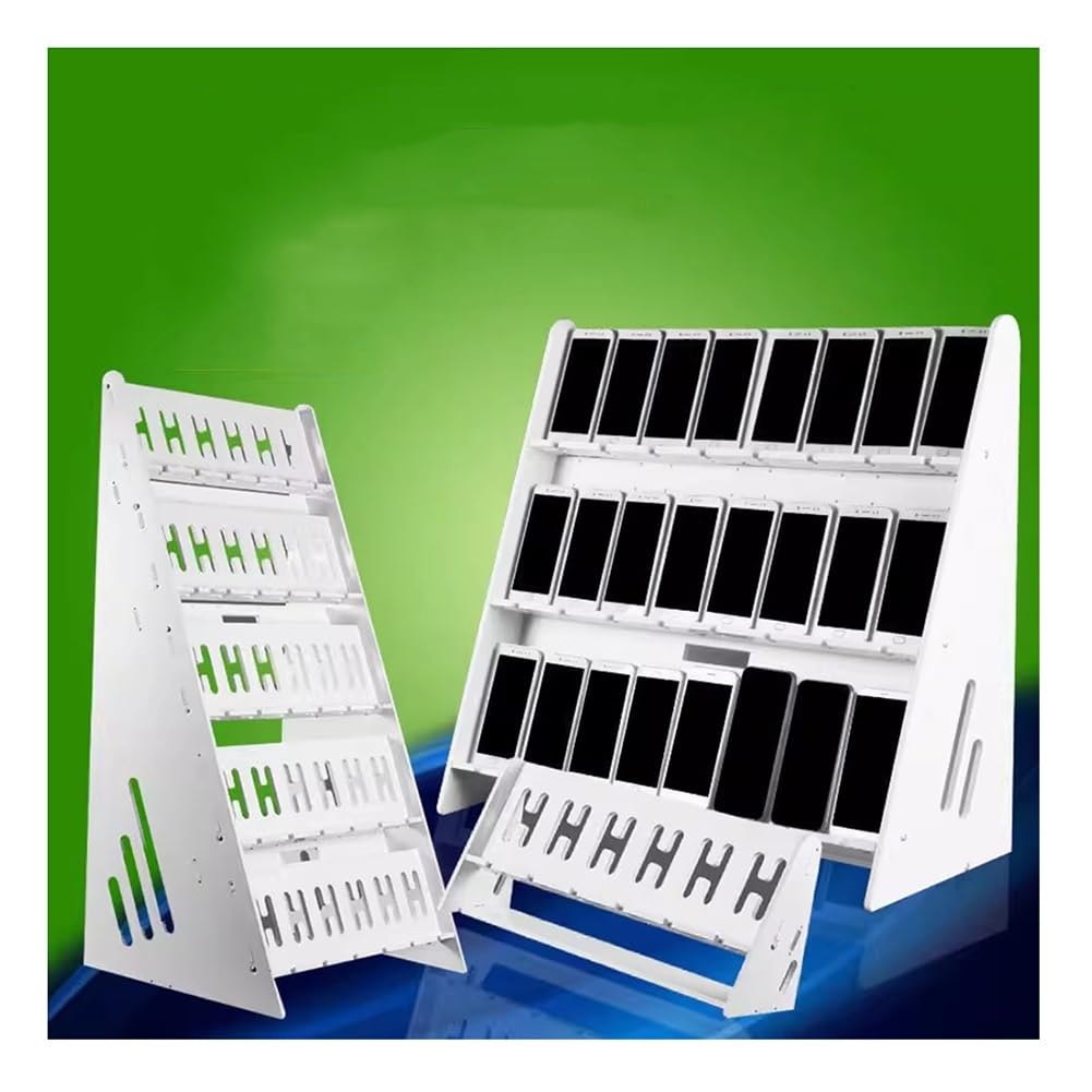 Supporto per telefono in PVC multi-griglia da scrivania per aula e ufficio Supporto mobile portatile elegante e funzionale accessorio da scrivania perfetto per studenti e professionisti