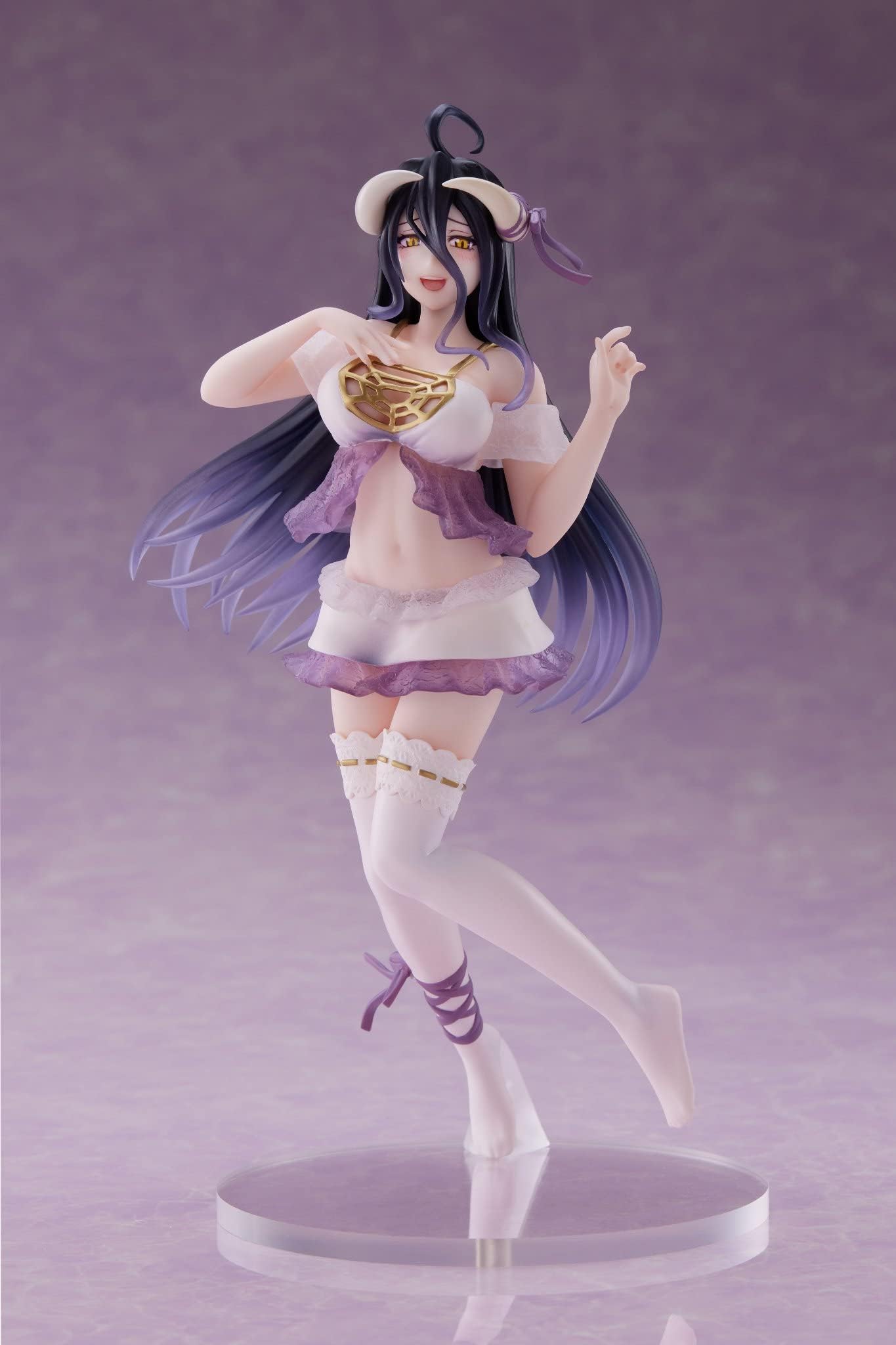 Taito-Overlord IV Coreful Figure - Albedo (Nightwear Ver.) Prize Figure