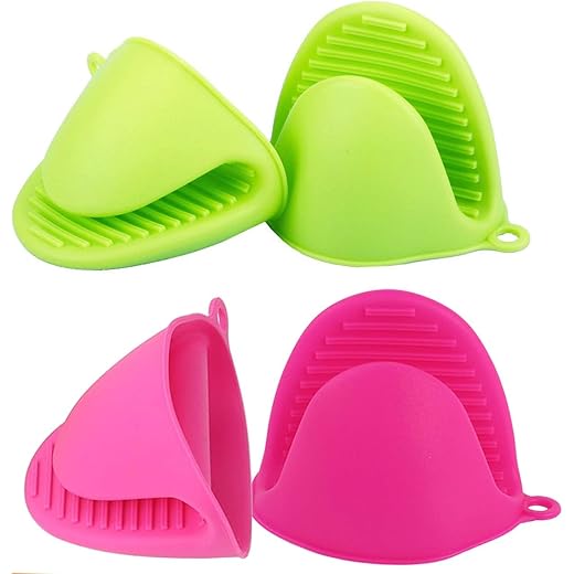 Casa Azul Silicone Oven Mitts - Pair of 2