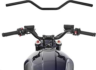 1" Fat Custom Handlebar Fit For Harley Davidson Sportster Dyna Softail Street XG V-ROD Honda Yamaha Suzuki Kawasaki Triumph Most Chopper Cruisers Bobber Bike Cafe Racer