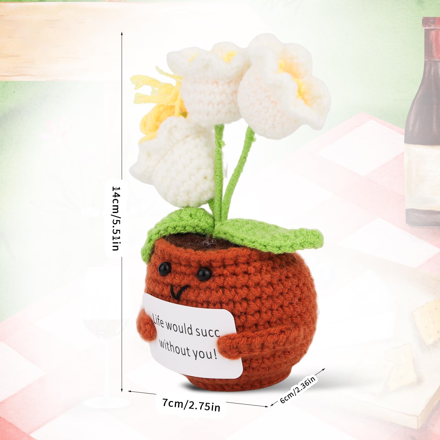 TOYMIS Positive Orchid Crochet Doll - Image 2