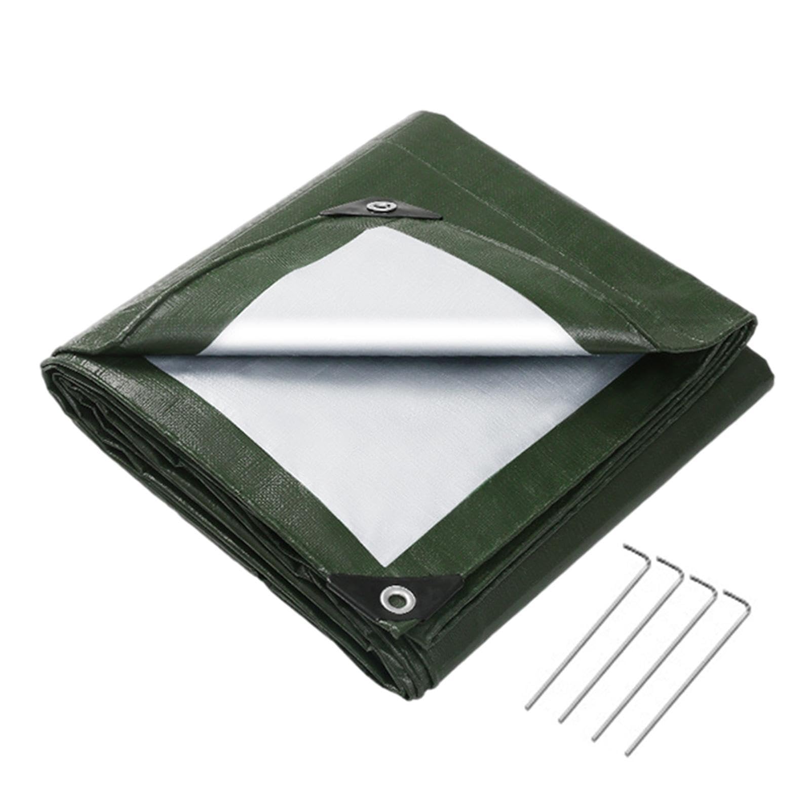 Bâche de tente – Tapis de sol imperméable pour plage, hamac – Tente épaisse portable pour camping, camping, aventure – Vert