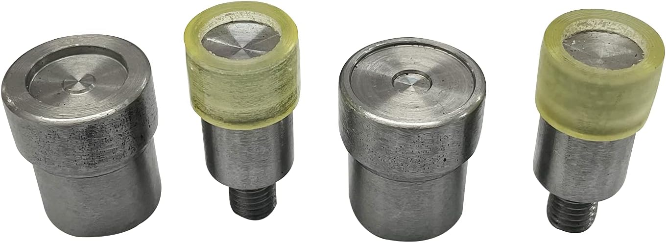 Magnetic Clasp Die Set, Double Cap Rivet Magnetic Clasp Fixing Dies for Universal Green Hand Press Machine, Die Tool Set to Fix Magnetic Clasps for Bags, Purses, Backpacks – 18mm