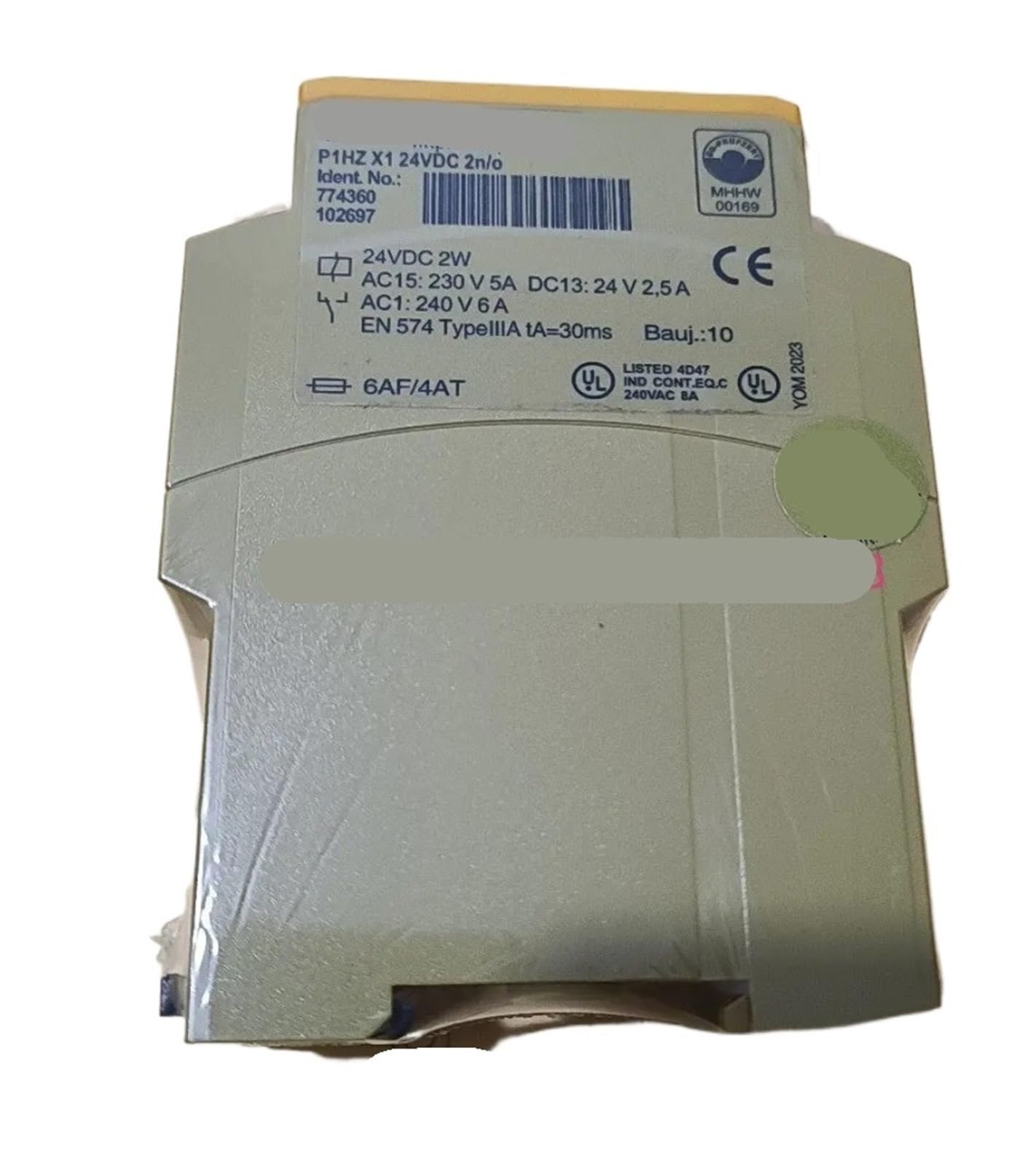 Relais P1HZX1 774360 : Réparation commande bimanuelle 24VDC