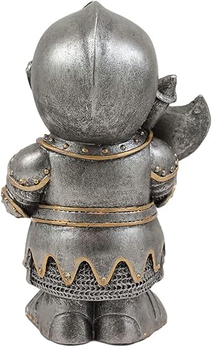 Miniatura 4 de Xinxiaomeng Guardia de jardín Estatua medieval Decoraciones Caballero Exquisito Caballero Enano Estatua Estatua de Jardín Adornos Guardia Medieval