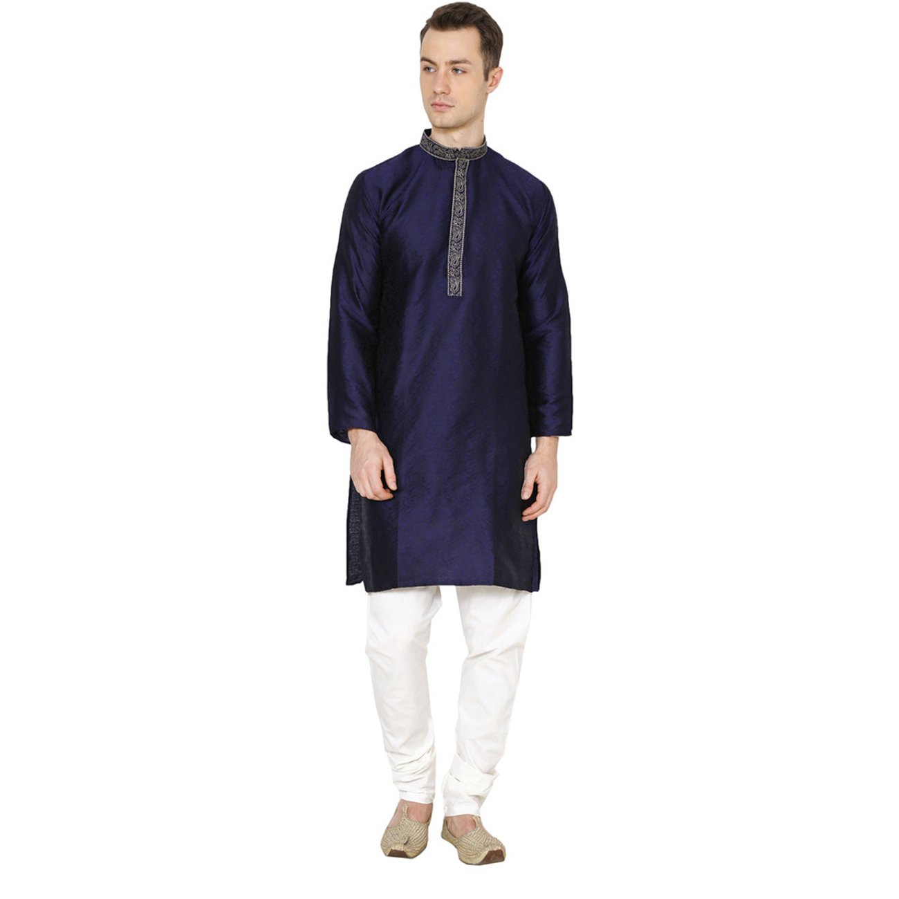 royal kurta Men's Jacquard Silk Kurta Pyjama-picture-19