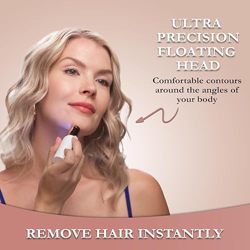 Miniatura 4 de STERLING Depilación facial para mujeres, dispositivo de depilación sin dolor, removedor de vello facial portátil para mujer para bikini y piernas,