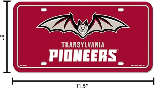 Miniatura 234 de NCAA etiqueta de metal para auto, negro