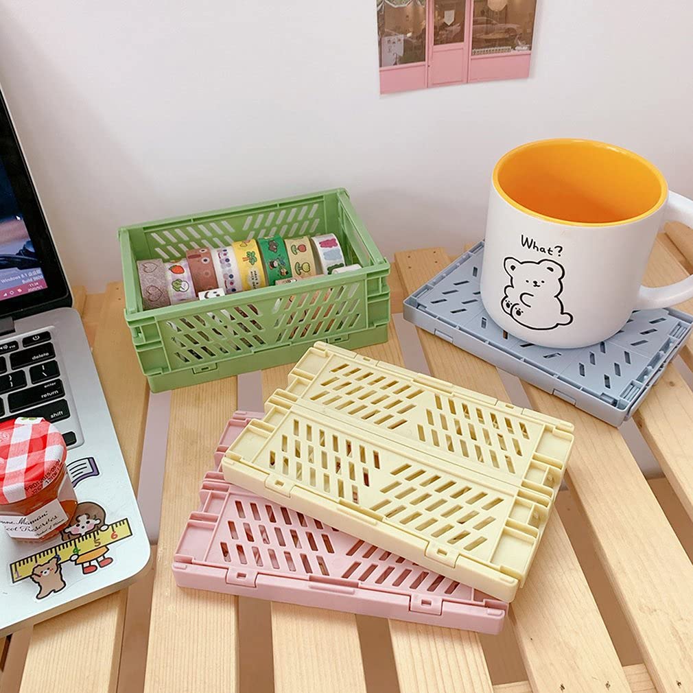 Amazon｜ミニ折りたたみプラスチック収納ボックス家庭用品収納