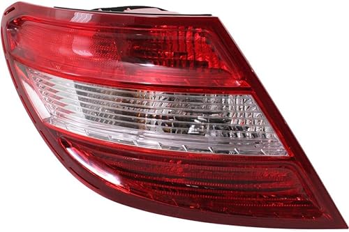 KarParts360 Conjunto de luz trasera para Mercedes-Benz C300C350 2008 09 10 2011 lado del conductor para MB2800129  204 906 83 02