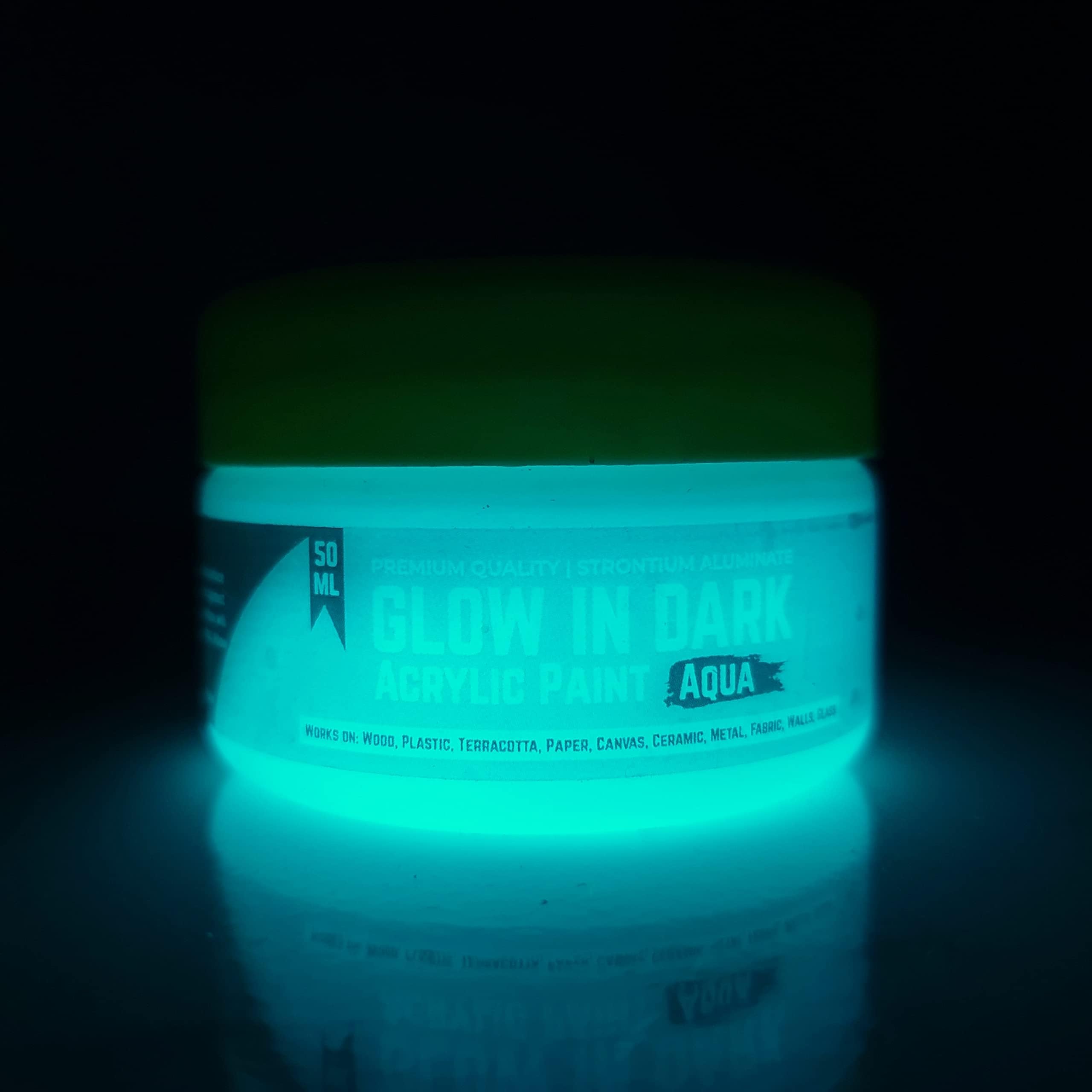 Aqua Glow in dark paint