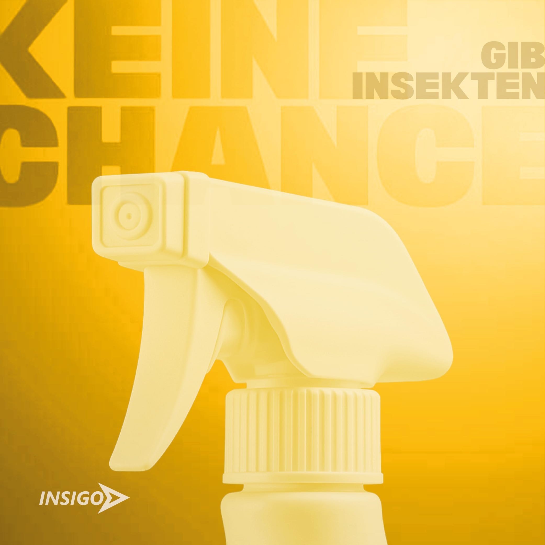 INSIGO Anti Wespen Spray 5l Kanister + 5L Drucksprüher - Wespenmittel mit mechanischer Wirkung - Effektive Abwehr für Wespen - Wespen Spray mit Sofortwirkung