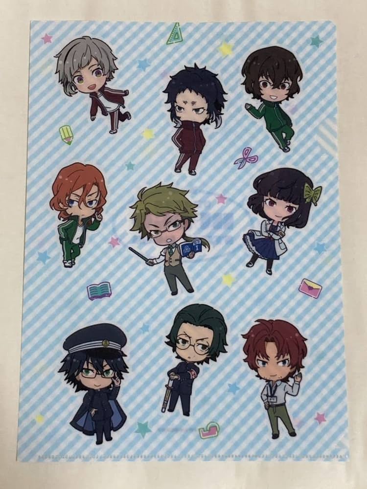 Amazon.co.jp: 学園文豪ストレイドッグス AGF クリアファイル