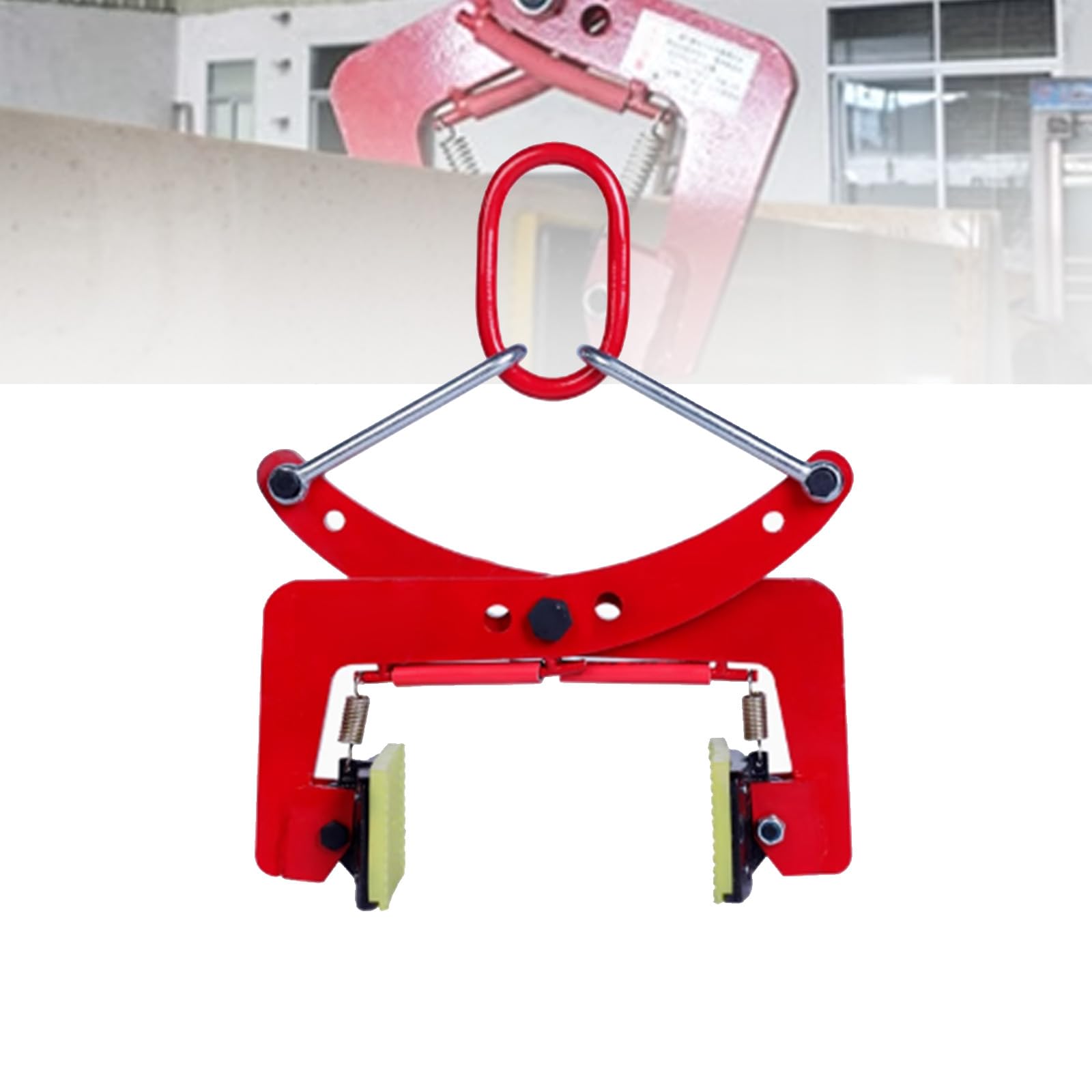 SaryEdge Heavy Duty 7" Stone Lifting Clamps for Granite & Marble, 325kg Capacity, 60mm-180mm Adjustable Slab Grippers for Safe Transporting of Concrete Blocks & ，One Color-7in