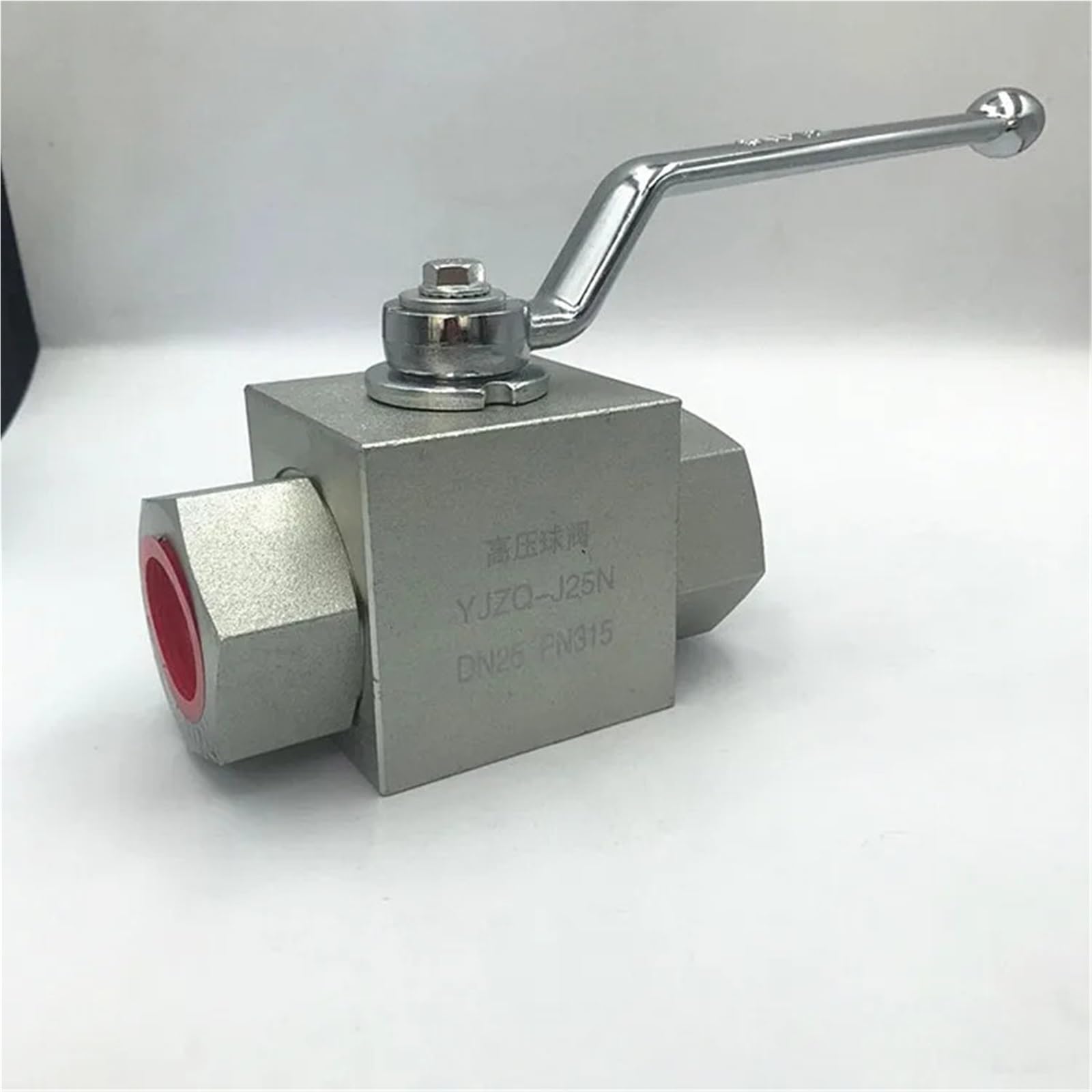 Robinet à boisseau sphérique hydraulique G1/2 po haute pression en acier 1 pièce