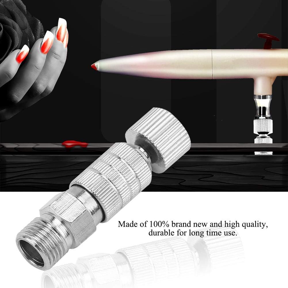 Airbrush Quick Release Coupling Adapter, Metal 1/8'' Connector Air Horse Hose Connections Set, Rotable & Easy to Use, Size: 0.125 inch, Industrial Applications